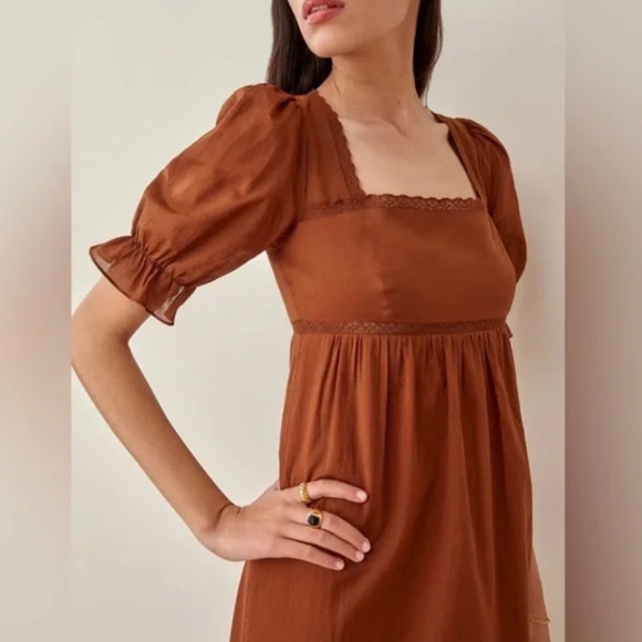 Bekkah Crocheted Lace Maxi Dress Reformation - Picture 2 of 6